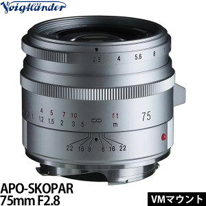 �s5��27�������\��t �R�V�i �t�H�N�g�����_�[ APO-SKOPAR 75mm F2.8 VM�}�E���g�p �V���o�[ �y���������z�y�\��z
