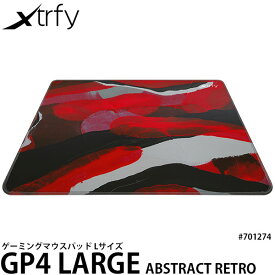 《在庫限り》【送料無料】【即納】 Xtrfy GP4 LARGE ゲーミングマウスパッド Lサイズ アブストラクトレトロ #701274 [マウスパッド/ゲーミングデバイス/エクストリファイ]