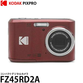 【送料無料】 コダック デジタルカメラ PIXPRO FZ45 FZ45RD2A レッド [4倍光学ズーム/有効1635万画素/1080p フルハイビジョン動画撮影]