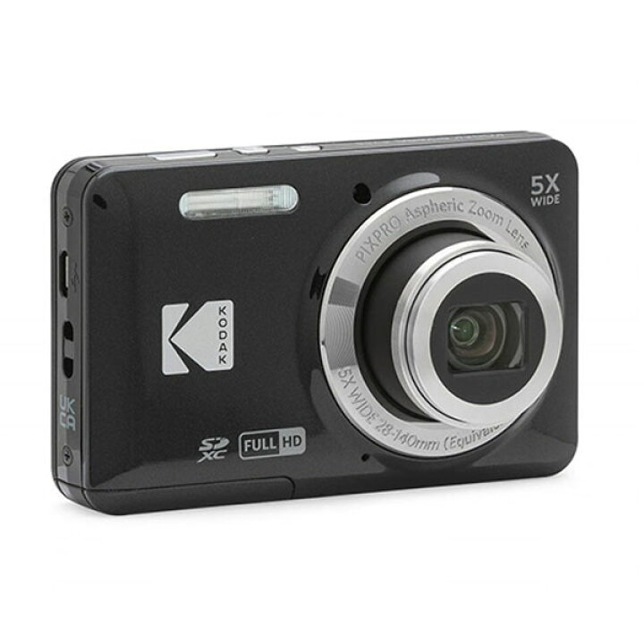 楽天市場】コダック デジタルカメラ PIXPRO FZ55 FZ55BK ブラック [5倍 