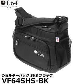 【送料無料】 エツミ VF64SHS-BK f.64 ショルダーバッグ SHS ブラック [カメラバッグ 一眼レフ対応 キャリーバーループ付]