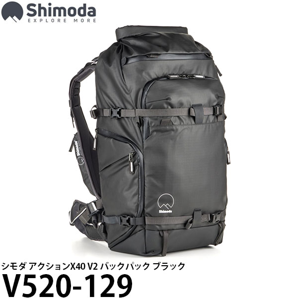 エツミ V520-129 シモダ バックパック バックパック [カメラバッグ ブラック V2 アクションX40 Shimoda] 通販 