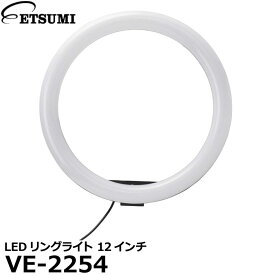 【送料無料】 エツミ VE-2254 LEDリングライト 12インチ [YouTube ライブ配信 照明 USB電源]
