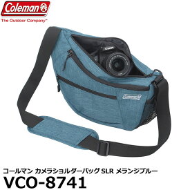 【送料無料】 エツミ VCO-8741 コールマン カメラショルダーバッグSLR メランジブルー [Coleman カメラバッグ ミラーレス/小型一眼レフカメラにおすすめ]