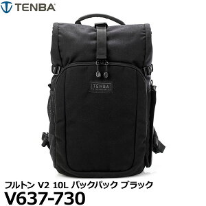 �y���������z TENBA V637-730 �t���g�� V2 10L �o�b�N�p�b�N �u���b�N [�e���o�J�����o�b�O �����b�N 2�C�� ���J���� FULTON V210L �������K�i]