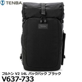 【送料無料】 TENBA V637-733 フルトン V2 14L バックパック ブラック [テンバカメラバッグ リュック 2気室 一眼カメラ FULTON V214L 国内正規品]