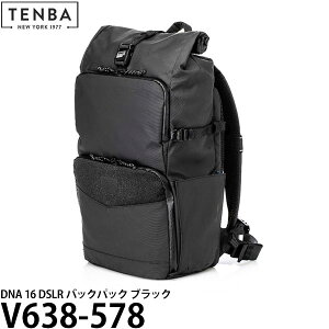 TENBA V638-578 �e���o DNA 16 DSLR �o�b�N�p�b�N �u���b�N �y���������z