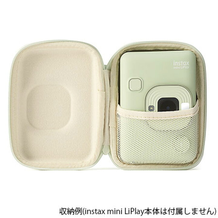 楽天市場】フジフイルム instax mini LiPlay用カメラケース マッチャ 