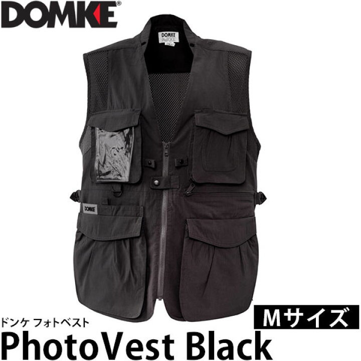 楽天市場】【送料無料】 ドンケ VEST-BLACK-MD フォトベスト 