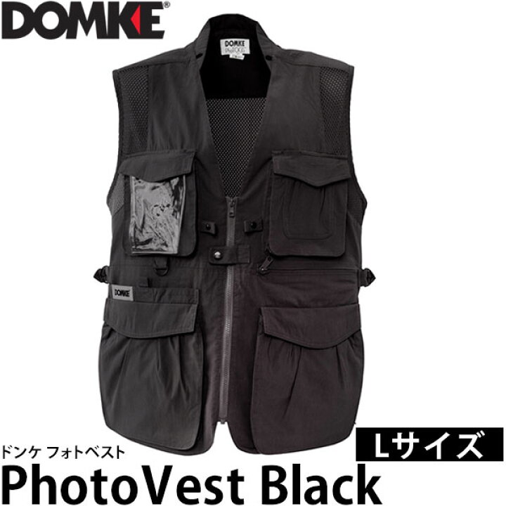 楽天市場】【送料無料】 ドンケ VEST-BLACK-LG フォトベスト ラージ 