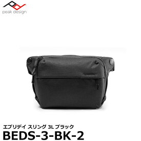 ピークデザイン BEDS-3-BK-2 エブリデイ スリング 3L ブラック [Peak Design EVERYDAY SLING ミラーレスカメラ向けカメラバッグ] 【送料無料】【即納】