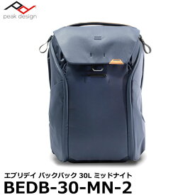 【送料無料】【即納】 ピークデザイン BEDB-30-MN-2 エブリデイ バックパック 30L V2 ミッドナイト [Peak Design EVERYDAY BACKPACK 一眼レフカメラ向けカメラバッグ]