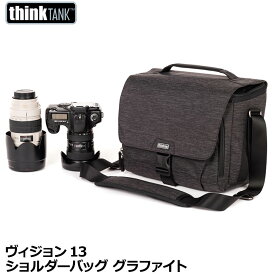 【送料無料】 シンクタンクフォト ヴィジョン13 ショルダーバッグ グラファイト [一眼レフカメラバッグ thinkTANKphoto VISION 正規品]