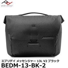 【送料無料】【即納】 ピークデザイン BEDM-13-BK-2 エブリデイ メッセンジャー 13L V2 ブラック [カメラバッグ Peak Design EVERYDAY MESSENGER 黒色]