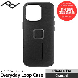 ピークデザイン M-LC-BU-CH-1 エブリデイループケース iPhone16Pro用 チャコール / ナイロンキャンバス 【メール便 送料無料】【即納】