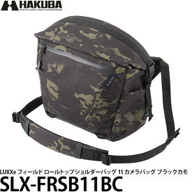 《新品アウトレット》【送料無料】 ハクバ SLX-FRSB11BC LUXXe（ラグゼ） フィールド ロールトップショルダーバッグ 11 カメラバッグ ブラックカモ [軽量/耐水性/インナーケース付/一眼レフカメラ向けパック/HAKUBA]