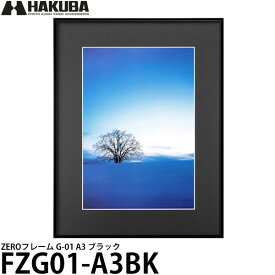 【送料無料】 ハクバ FZG01-A3BK ZEROフレーム G-01 A3 ブラック [フォトフレーム/壁掛け/写真額/プラスチック/ブラック/A3]