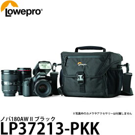 【送料無料】 ロープロ LP37213-PKK ノバ180AW II ブラック [一眼レフカメラ＋交換レンズ3〜4本＋ストロボ収納可能/ショルダーバッグ/カメラバッグ/Lowepro]