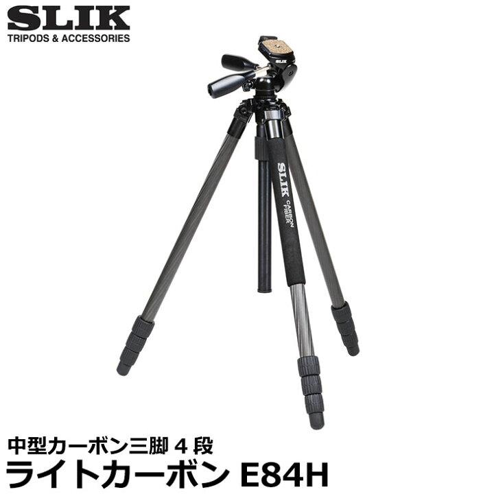 楽天市場】【送料無料】 スリック ライトカーボンE84H 中型カーボン 