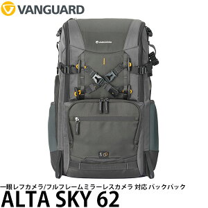 �o���K�[�h VANGUARD ALTA SKY 62 �o�b�N�p�b�N �u���b�N �y���������z