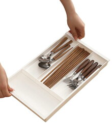 キッチン 収納 引き出し 仕切り トレー 文房具 収納ケース 引き出し 収納 伸縮32-50.7cm S多機能収納トレーデスク 化粧/文房具//キッチン 小物入れ 卓上整理整頓 32*21*3cm