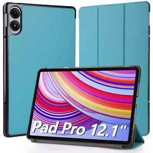 Xiaomi Redmi Pad Pro �Ή� �P�[�X 12.1�C���` �^�u���b�g�P�[�X Xiaomi POCO Pad �Ή� �J�o�[ �X�^���h�@�\�t�� �I�[�g�X���[�v�@�\ �S�ʕی�P�[�X �ϏՌ� �C�菝�h�~