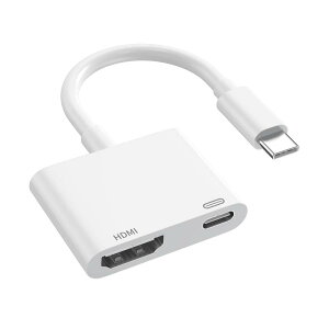 Type-C �ϊ��A�_�v�^ �^�C�vc HDMI �ϊ� 4K USB3.0 �ݒ�s�v �x���Ȃ� Switch/iPhone 16/iPhone 15/MacBook/Pad/Galaxy�ɑΉ�
