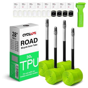 1/4�{�Z�b�g TPU�`���[�u 700C 28�C���` ���]�ԗp�`���[�u 30g ���y�� ���[�h�o�C�N700x18/23/25/28/30/32C�Ή� ���ϋv�� �����o���u�� 45/65/85mm -�C���L�b�g