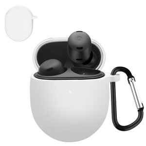 For Google Pixel Buds Pro �P�[�X Google Pixel Buds Pro �p �J�o�[ �����h�~ �L�Y�h�~ �V���R���P�[�X �����[�d�\ �S�ʕی� �J���r�i�t��