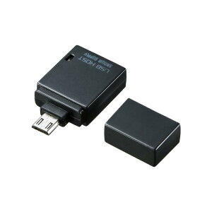 �T�v���C(Sanwa Supply) USB�z�X�g�ϊ��A�_�v�^(microUSB B�R�l�N�^ �I�X�[USB A�R�l�N�^ ���X) �X�}�z�E�^�u���b�g�Ή� AD-USB19BK