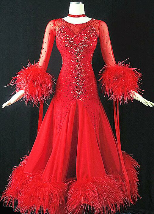 【新商品】社交ダンスドレス競技用ドレスステージ衣装・ドレスデモ衣装 舞台・演奏会・発表会ドレス【送料無料】【セミオーダー】競技用モダンドレス ワルツドレス モダンドレスボディのストーンがゴージャスオーストリッチが印象的 shavidan (M)(M)新品 爽やかミントグリーン 社交ダンス ステージ パーティー