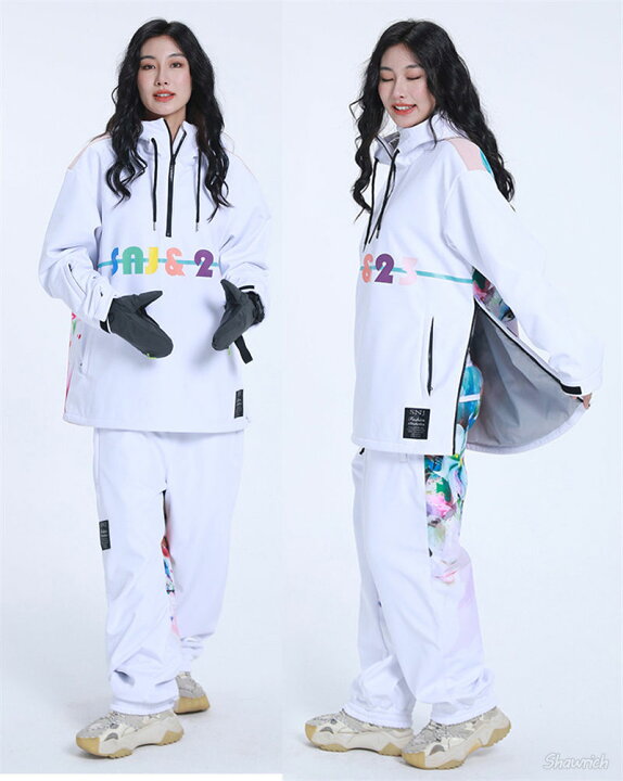 韓国 スノーウェア（スノーボードウェア上下セット）｜ウエア  