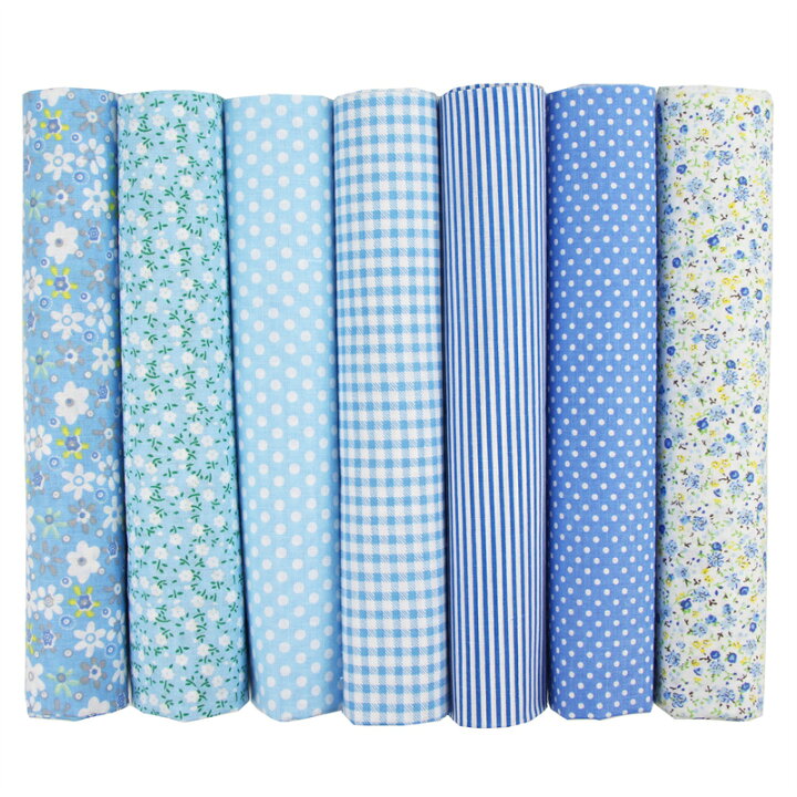 楽天市場】送料無料 25x25cm 50x50cm 7枚セット 生地 布 パッチワーク 