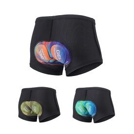 送料無料 メンズ サイクル インナーパンツ ゲルパッド付 自転車 サイクルパンツ サイクルジャージ サイクルウェア サイクリングパンツ ロードバイク ウェア レーサーパンツ サイクリング 男性用 自転車ウェア インナーウェア 吸汗速乾 通気性 伸縮性 柔軟性 楽天海外通販