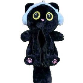 送料無料 黒猫柄 ペンケース ヘッドホンを付けたネコ 筆箱 ぬいぐるみ ペンポーチ 文具収納ポーチ もふもふ ぬいぐるみペンケース 文房具収納袋 収納ポーチ ぬいぐるみ収納ポーチ 収納袋 ポーチ 化粧ポーチ コスメポーチ ふわふわ 癒し系 楽天海外通販