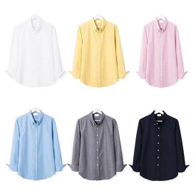 HE&SHE [送料無料] OXFORD LONG SLEEVE SHIRT オックスフォード長袖シャツ カジュアル フォーマル デイリーアイテム 大人気 トレンディ メンズシャツ 韓国 6カラー