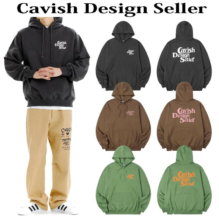 楽天市場】CAVISH(カビシ) [送料無料] セラーロゴパーカー SELLER LOGO 