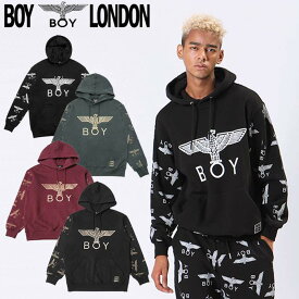 HE&SHE [送料無料] BOYLONDON KOREA 【ボーイロンドン】 B84HD1004U ビックシルエット オーバーサイズ オーバーフィット ユニセックス ストリート ファンキー プルオーバーパーカー