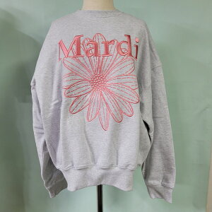 HE&SHE [] Mardi Mercredi }fBNfBg[i[ SWEATSHIRT FLOWERMARDI NEEDLEWORK fB[Xq  g[i[ XEFbgVc vI[o[ gbvX  22FW S I[o[TC