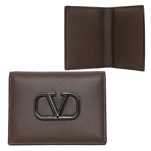 HE&SHE [] VALENTINO o`m 2܂ V LOGO CLASSIC LEATHER BIFOLD CARD CASE VSNVbNU[2܂J[hP[X fB[X U[z J[h X[ 3Y2P0T39 VTQ KG8