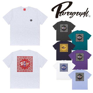 PARAGRAPH �p���O���t HE&SHE [��������] 2022SS �V�[�Y��7 NO.13 PAISLEY SHORT SLEEVE T-SHIRT �y�C�Y���[����T�V���c �p���O���t t�V���c�@paragraph t�V���c�@�p���O���t�e�B�V���c�@����T�V���c