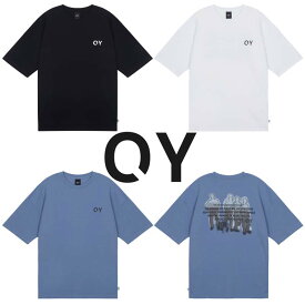 HE&SHE OY 【オーワイ】 [送料無料] 22SS TOUR LOGO T ツアーロゴ半袖Tシャツ カットソー ビックシルエット オーバーサイズ オーバーフィット ユニセックス ストリート カジュアル 3カラー