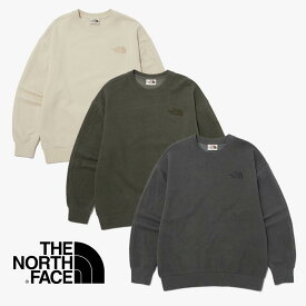 HE&SHE [送料無料] ノースフェイス 正規品 THE NORTH FACE COMFY DYED SWEATSHIRTS NM5MP01 ホワイトレーベル スウェットシャツ トレーナ 男女兼用 メンズ レディース カジュアル ストリート 運動服 無地 リサイクル素材 環境にやさしい素材 Eco-friendly ルーズフィット