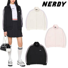 NERDY ノルディ HE&SHE [送料無料] 2023SS NY BI-COLOR TRACK TOP エンワイバイカラートラックトップ ユニセックス メンズ レディース ストリート カジュアル トレーニング カップルルック ペアルック ジップアップ ジャージ 韓国ブランド 韓国ファッション