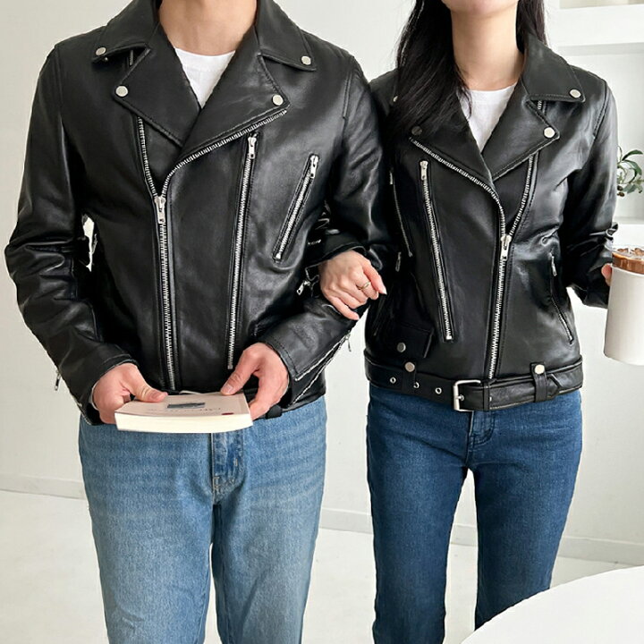 楽天市場】HE&SHE [送料無料] GEES UNI RIDER LAMB SKIN JACKET 