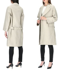 HE&SHE [送料無料] MAX MARA★ダブルブレストレディーコート 2310110132600 001 レディース ハイクォリティー レディースコート ベルト付き トレンチコート レディースファッション 女性 女子