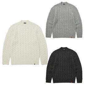 HE&SHE [送料無料] ノースフェイス THE NORTH FACE KOREA メリノウールケーブルセーター MERINO WOOL CABLE SWEATER ユニセックス メンズ レディース ストリート スポーティ カジュアル ジップアップ ニット 韓国 NT7AP50