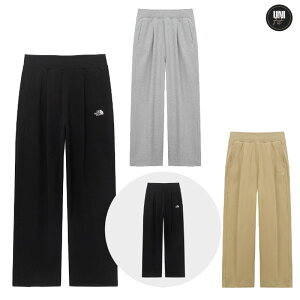 HE&SHE [��������] �m�[�X�t�F�C�X THE NORTH FACE KOREA 24FW �~�j�{�b�N�X���S�X�g���[�g�X�E�F�b�g�p���c MINI BOX LOGO STRAIGHT SWEATPANTS ���j�Z�b�N�X �����Y ���f�B�[�X �X�g���[�g �X�|�[�e�B �J�W��