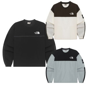 �m�[�X�t�F�C�X THE NORTH FACE KOREA �y���K�i�z 25SS �A���o�j�N���[�l�b�N����T�V���c ALBANY CREWNECK �j�� �j�q �X�g���[�g �J�W���A�� �J�b�g�\�[ �؍� HE&SHE [��������] NM5MR03