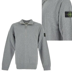 �X�g�[���A�C�����h �y���K�i�z STONE ISLAND 24AW ���b�y���p�b�`�n�[�t�W�b�v�A�b�v�t���b�t�B�[�g���[�i�[ WAPPEN PATCH HALF ZIP-UP FLUFFY SWEATSHIRTS ���j�Z�b�N�X �����Y ���f�B�[�X �X�g���[�g �J�W